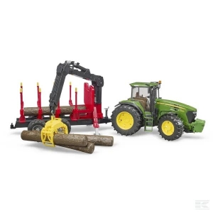 TRAKTOR JOHN DEERE 7930 S PRIKOLICOM I TRUPCIMA BRUDER IGRAČKA