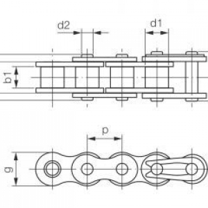 20A1 ASA100 1 1/4” LANAC JEDNOREDNI SKF AGRI (3 METRA)