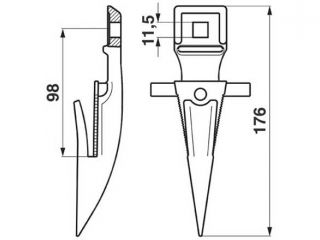 PRST KOSE KRAJNI Claas 522182.1 KR (0005221821KR) Cijena