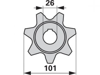 LANČANIK Z7 26X101 Claas 678856 38.4 Cijena