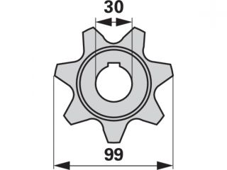 LANČANIK Z7 30X99 Claas 674143.5 PR (501752) 38.4 Cijena