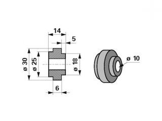 ČAHURA ZA NOŽ 4mm Fahr 06546848 PR (501927) Cijena