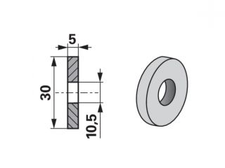 PODLOŠKA (DISTANCA) 10.5X30X5 (Zrno) Claas 755869.0 KR (0007558690KR) Cijena