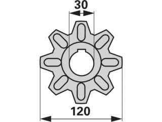 LANČANIK 8Z 30X120 Fahr 06517389 PR 41.4 Cijena