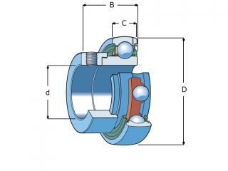 GSH 30-2RSR-B INA LEŽAJ (YSP 206 SKF) Cijena