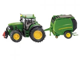 TRAKTOR JOHN DEERE S BALIRKOM ZA OKRUGLE BALE SIKU IGRAČKA (S01165) Cijena